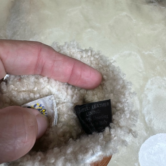 Portolano Italy Leather Shearling Gloves - Picture 13 of 13